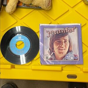 Jennifer Vinyl Record with Black Disc and Purple Sleeve